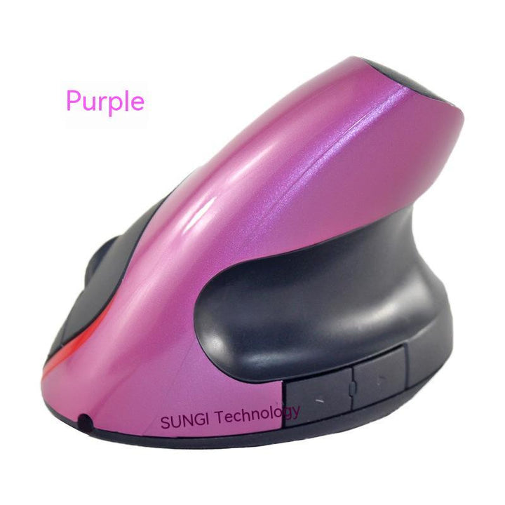 Wireless Vertical Vertical Rechargeable Battery Mouse Ergonomic Grip Mouse - Mamofa Global Store