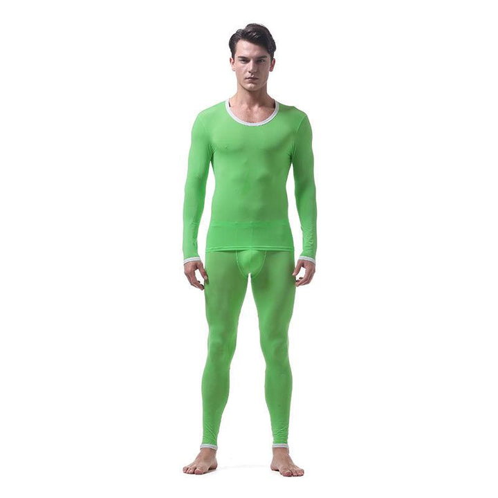 Men's Ice Silk Thermal Underwear Suit - Mamofa Global Store