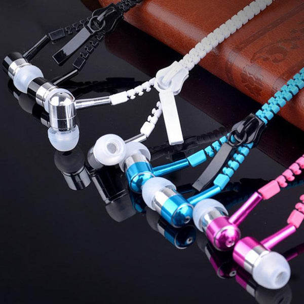 Glowing Zipper Earphones - Mamofa Global Store