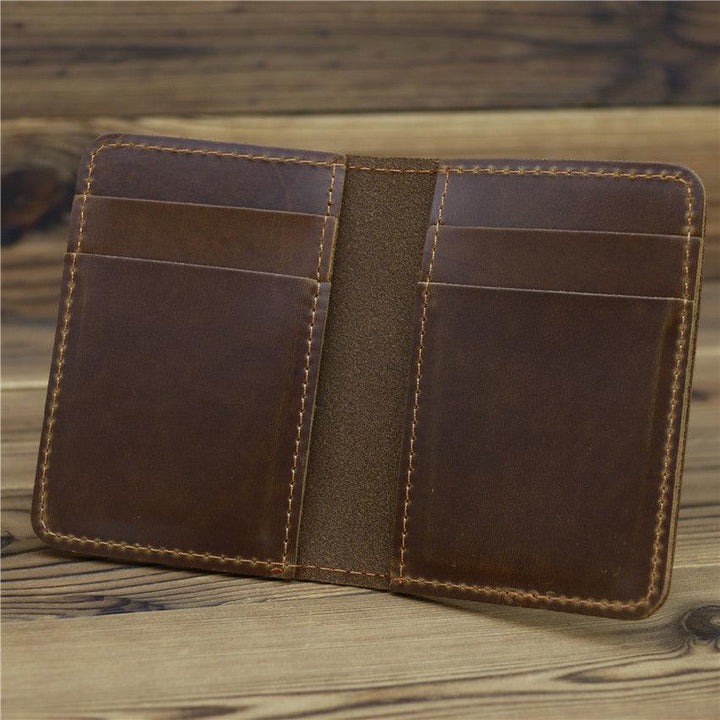 Men's First Layer Of Cowhide Card Case Pocket Simple - Mamofa Global Store