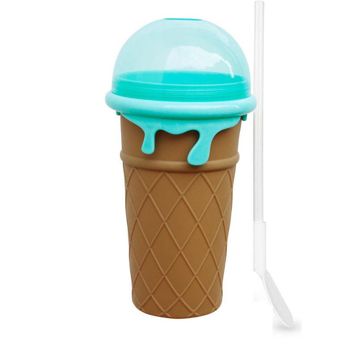 500ml Large Capacity Slushy Cup Summer Squeeze Homemade Juice Water Bottle Quick-Frozen Smoothie Sand Cup Pinch Fast Cooling Magic Ice Cream Slushy Maker Beker Kitchen Gadgets - Mamofa Global Store