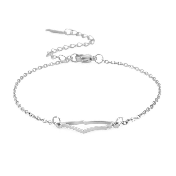 Stylish Pendant Stainless Steel Bracelet - Mamofa Global Store