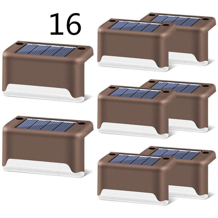 New Upgrade Waterproof LED Solar Fence Lamp Solar Deck Lights Solar Step Light Outdoor For Patio Stairs Garden Pathway Step Yard - Mamofa Global Store