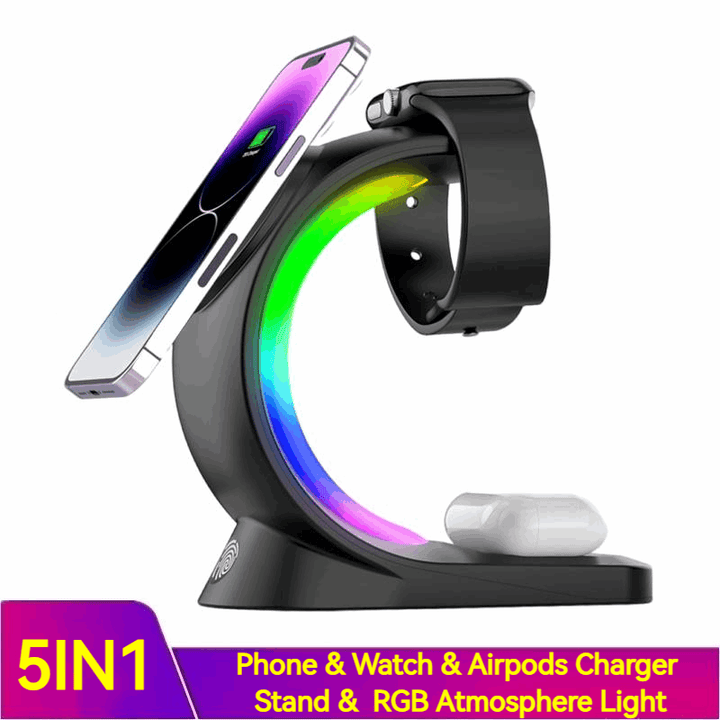 4 In 1 Magnetic Wireless Charger - Mamofa Global Store