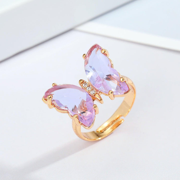 Fashion Vintage Butterfly Ring Personalized Opening Adjustable Index Finger - Mamofa Global Store