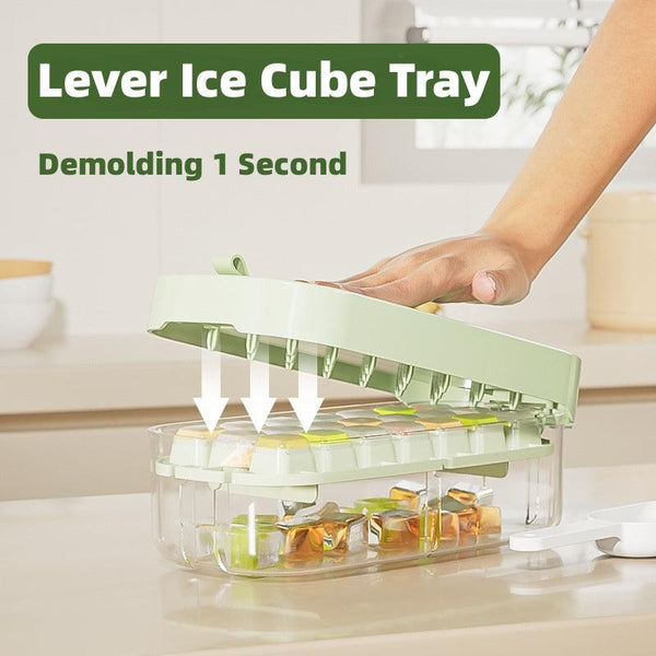 Ice Box Ice Cube Tray Grid High Capacity Food Grade Kitchen Gadgets - Mamofa Global Store