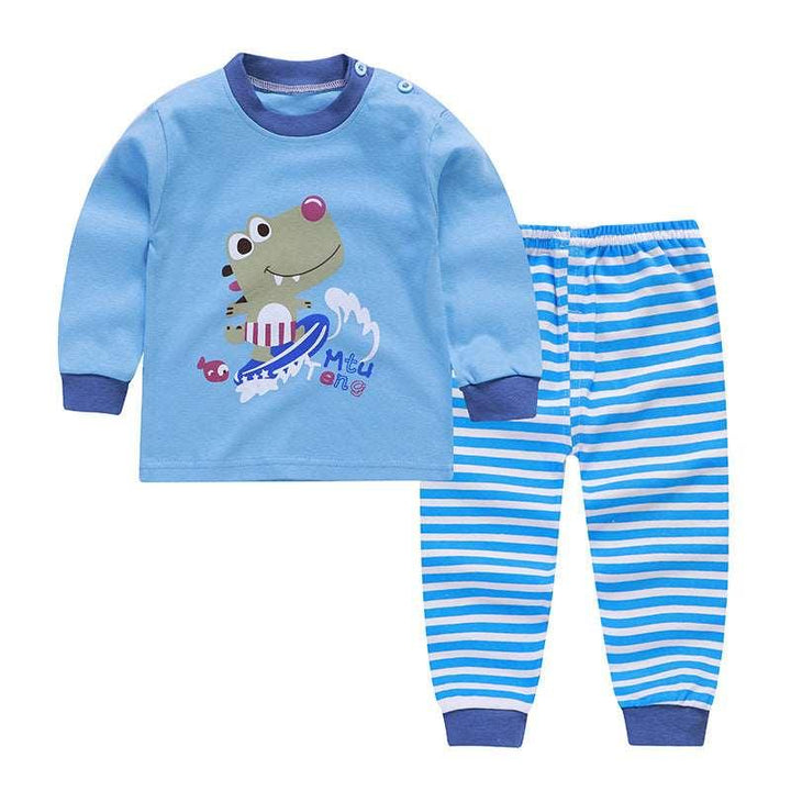 Autumn And Winter Pajamas, Baby Autumn Clothes, Long Trousers, Girls' Home Clothes, Long Sleeves - Mamofa Global Store