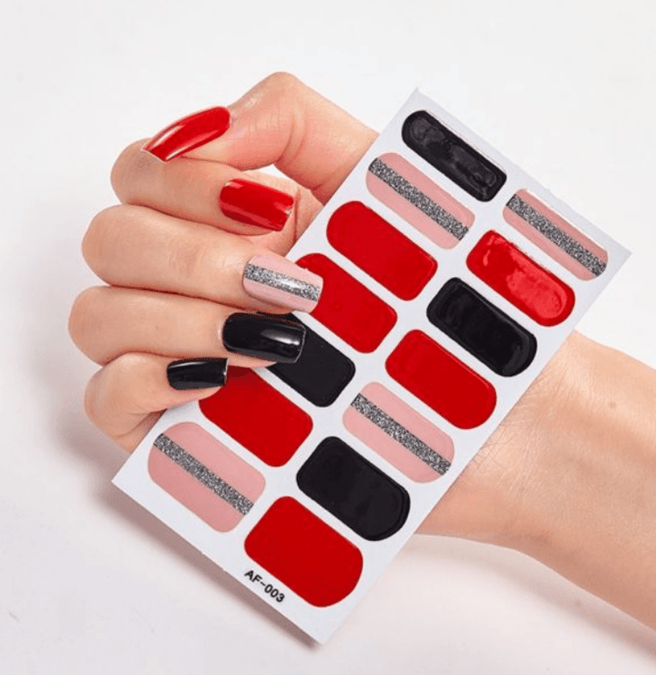 Nail Stickers, Nail Polish Glue, Full Nail Stickers - Mamofa Global Store