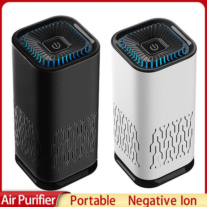 Car Air Purifier Portable Negative Ion Generator Remove Formaldehyde Dust Smoke Air Freshen Washer For Home Car - Mamofa Global Store