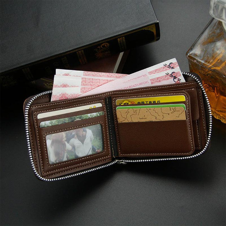 Men's Simplicity Wallet Fashion Frosted - Mamofa Global Store