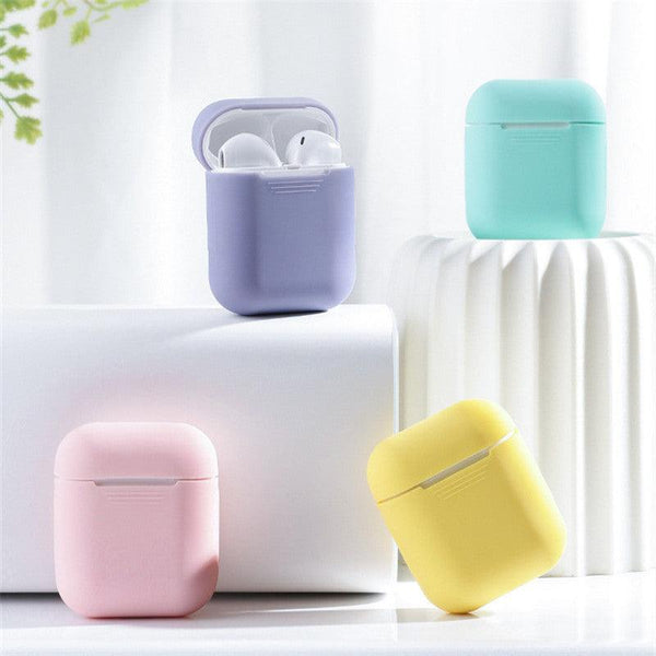 Soft Silicone Case For Storage Box Protector Cover Charging Cover Headphone Holder - Mamofa Global Store