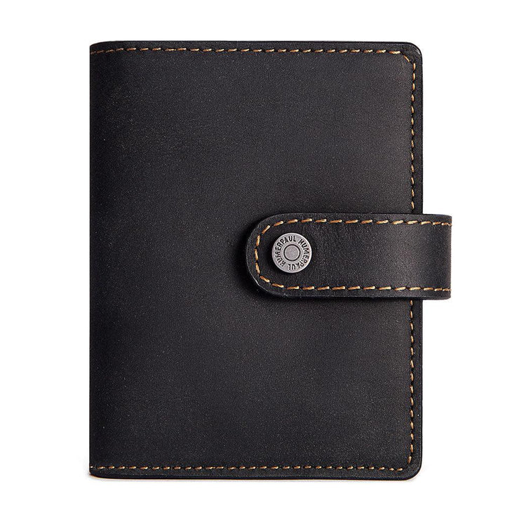 Vintage Zipper Leather Card Holder - Mamofa Global Store