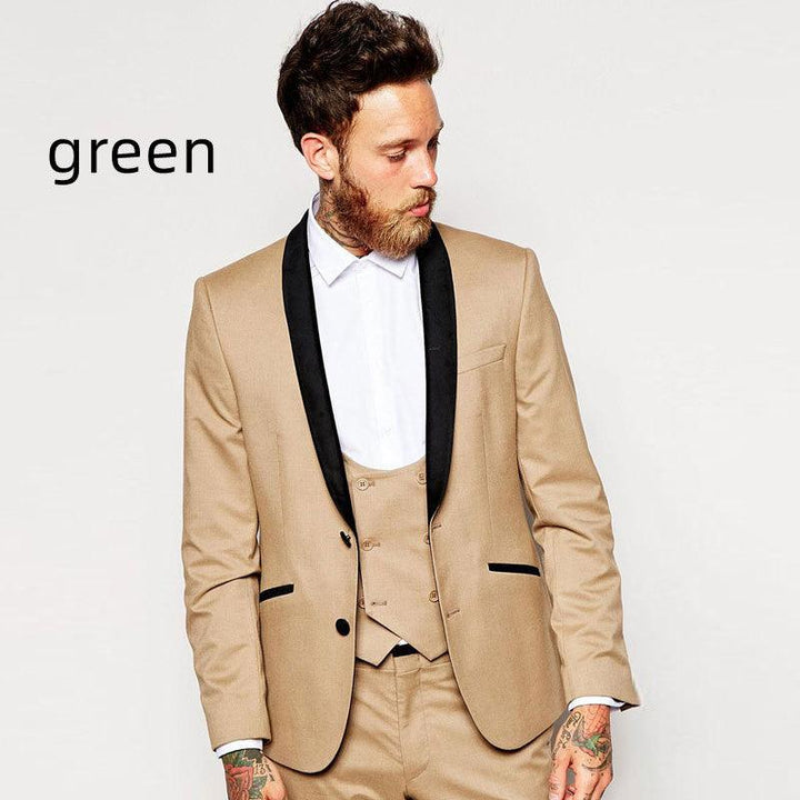 Man Three Piece Suit Dress Large - Mamofa Global Store