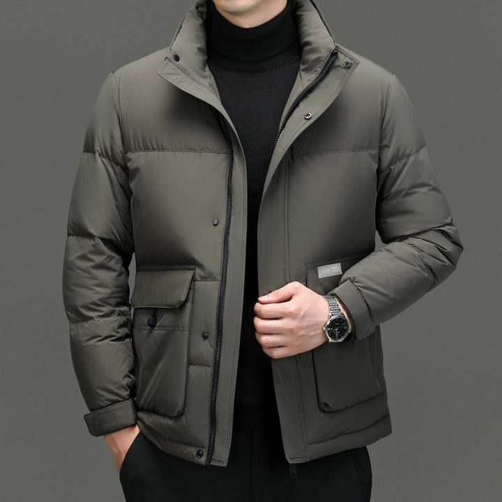 High Sense Stand-up Collar Down Jacket Men's Winter - Mamofa Global Store