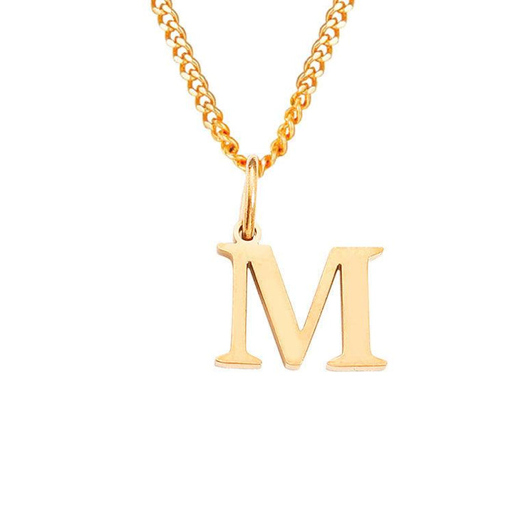 26 Letters All-Match 14K Stainless Steel Necklace - Mamofa Global Store