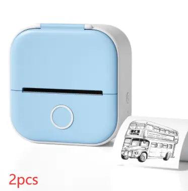 Portable Mini Thermal Label Printer Home Photo Printer Student Wrong Question Printer Bluetooth Mini Label Printer Price Tag - Mamofa Global Store