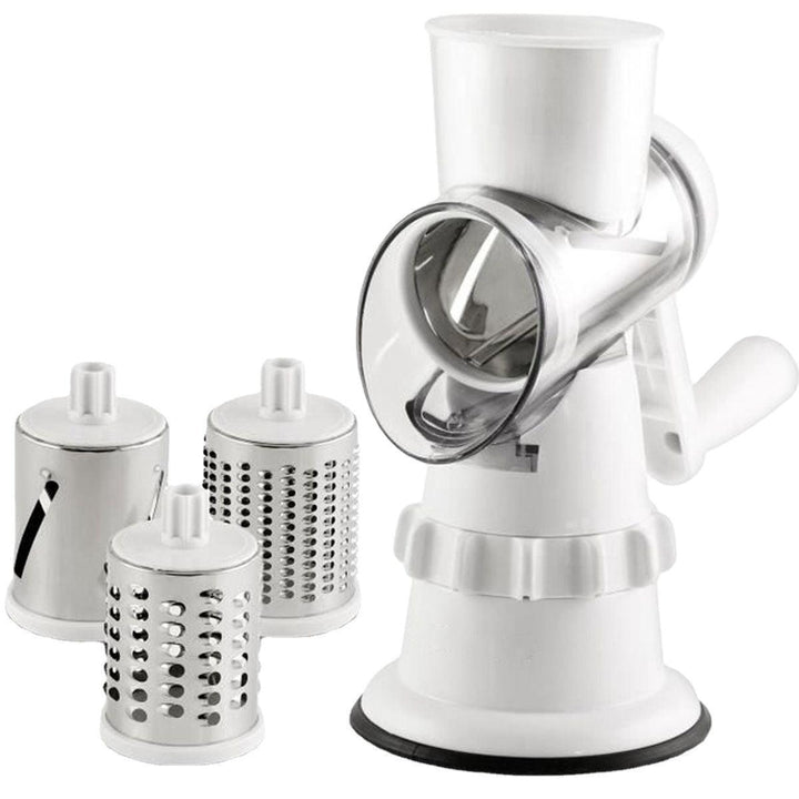 3 In 1 Vegetable Slicer Manual Kitchen Accessories Grater For Vegetable Cutter Round Chopper Mandolin Shredder Potato Home Kitchen Supplies Kitchen Gadgets - Mamofa Global Store