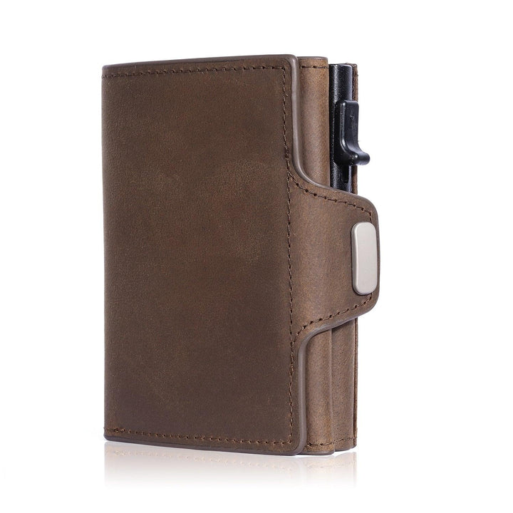 Men's Aluminum Alloy Three Fold Money Clip Real Pickup Bag - Mamofa Global Store