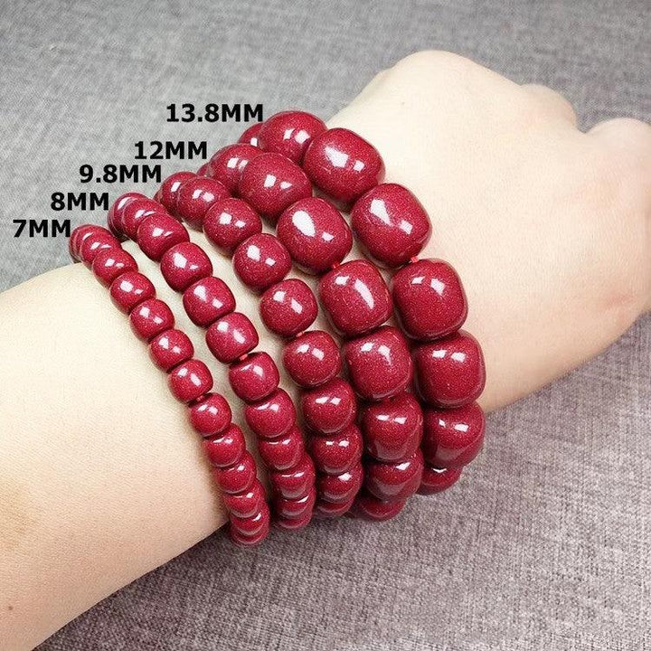 Old-shaped Beads Bracelet Natural Purple Gold Sand For Men And Women - Mamofa Global Store