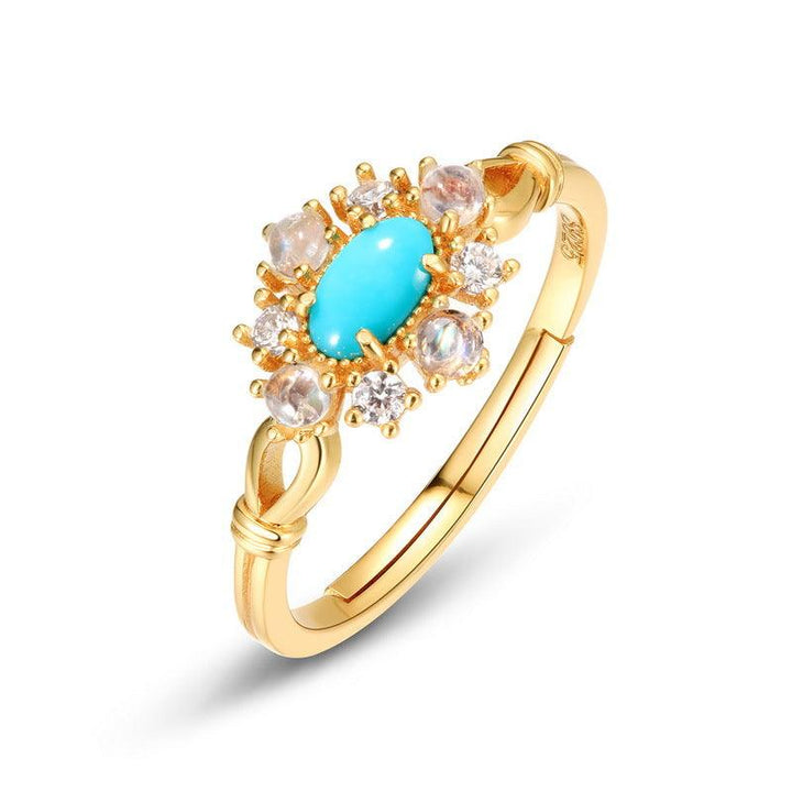 Women's Fashion Turquoise Ring Fashion - Mamofa Global Store