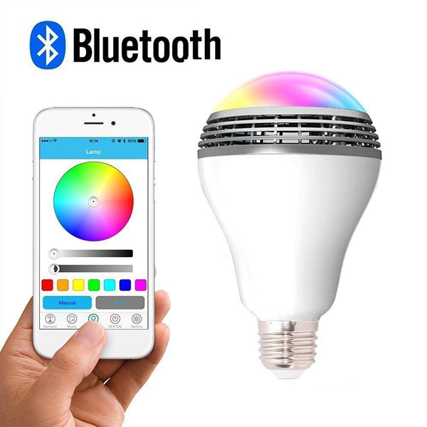 Creative Home LED Smart Bluetooth Speaker E27 Bulb Light - Mamofa Global Store