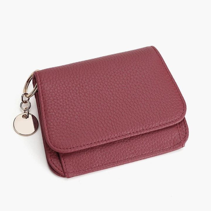 Solid Color Women's Fashion Zipper Coin Purse - Mamofa Global Store