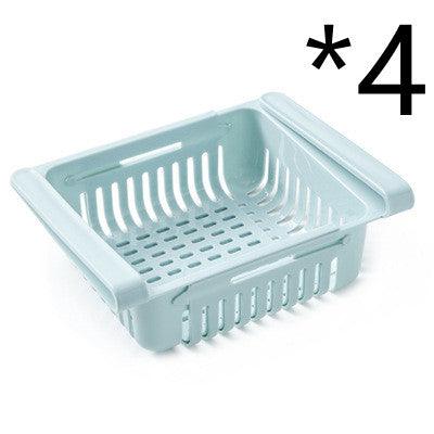 Refrigerator Storage Basket Stretchable Multifunction Kitchen Refrigerator Storage Box - Mamofa Global Store