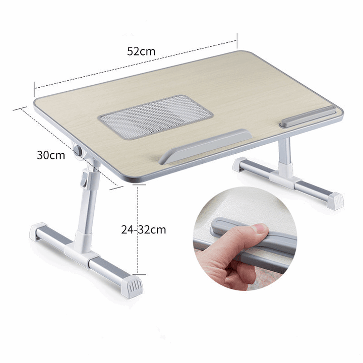 Adjustable Laptop Desk Stand Foldable Notebook Laptop Bed Table Can be Lifted Standing - Mamofa Global Store