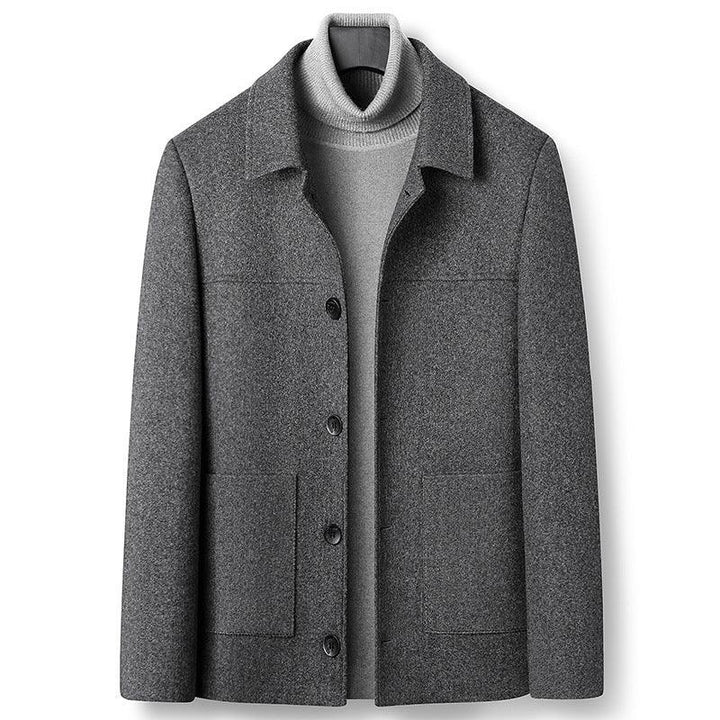 Wool Jacket Men's Woolen Coat - Mamofa Global Store