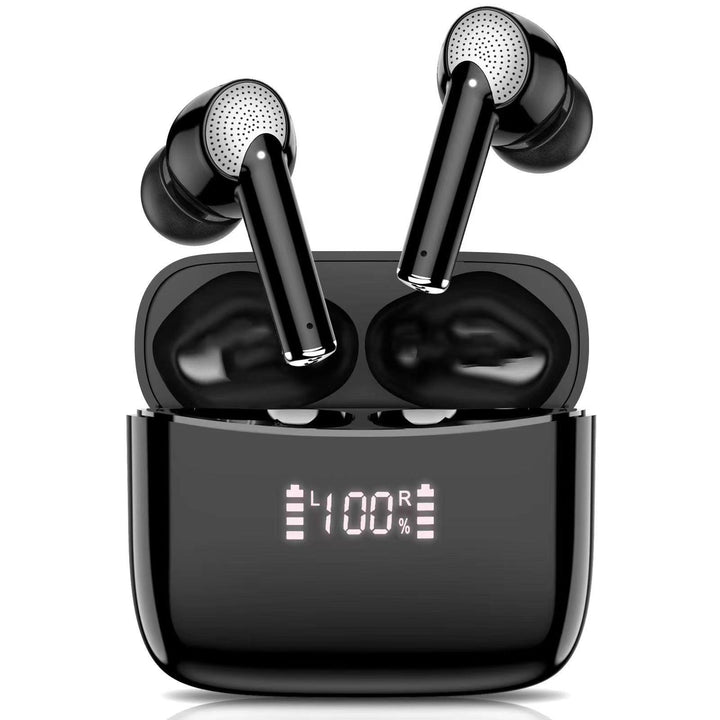 Touch Control Bluetooth Mini Earphones for Sports Music Stereo Digital Display in-ear Wireless Earbuds - Mamofa Global Store