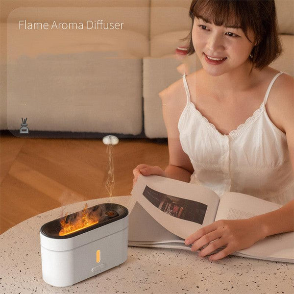 Flame Lamp Humidifier Aromatherapy Machine - Mamofa Global Store