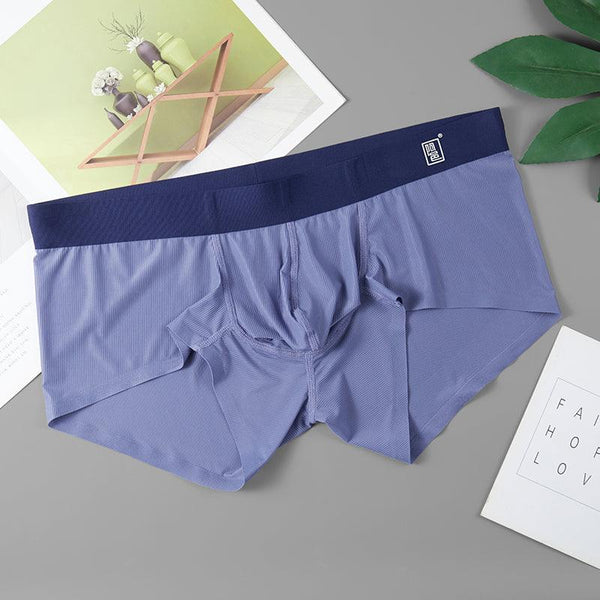 Ice Silk Summer Breathable Boxer Shorts For Men - Mamofa Global Store