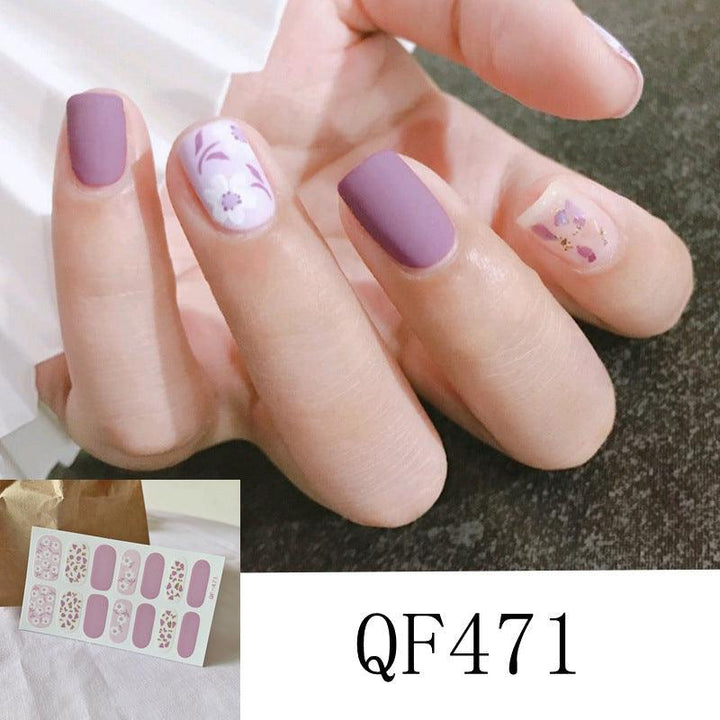 Nail Sticker 3D Diamond Nail 14 Stickers Waterproof Nail Sticker Full Sticker For Pregnant Women - Mamofa Global Store