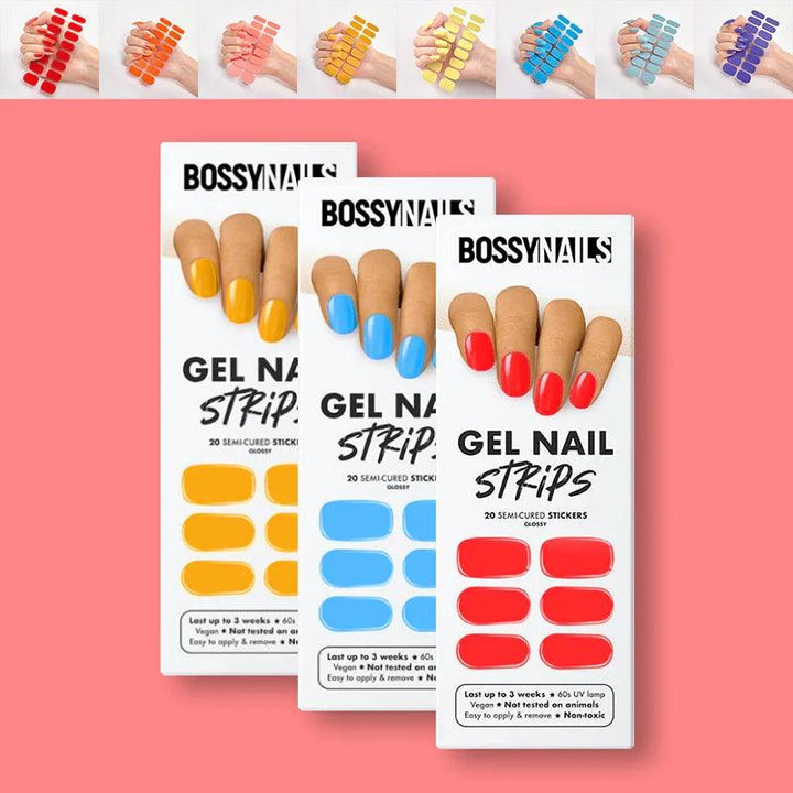 Nail Sticker Letter Color Nail Art Sticker Full Sticker - Mamofa Global Store