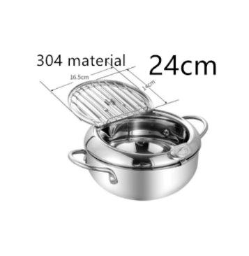 Stainless Steel Telescopic Folding Basket Frying Basket French Fries Degreasing Kitchen Tool - Mamofa Global Store