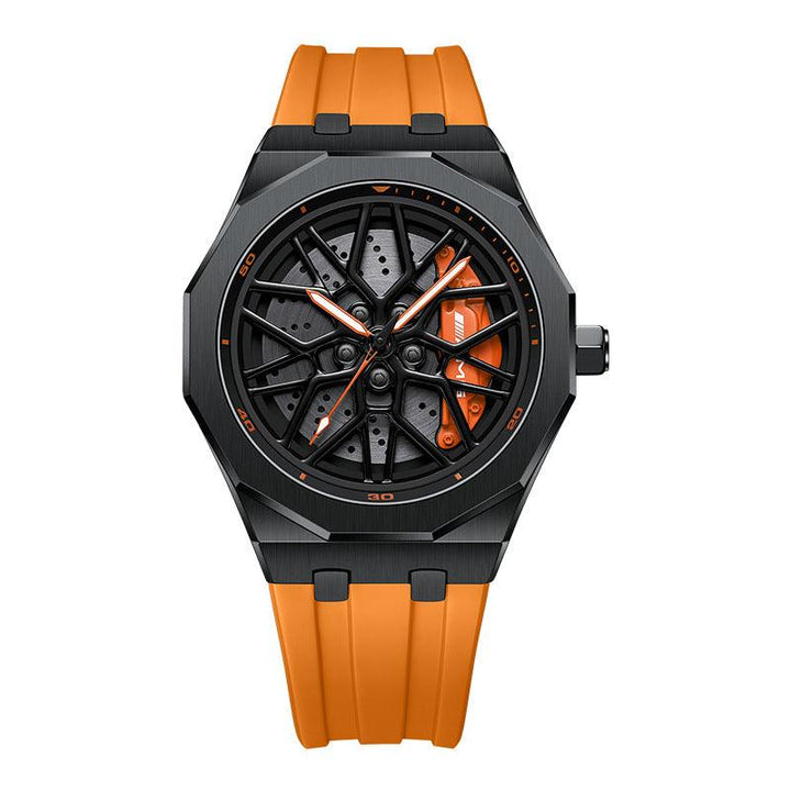 Men's Forged Hollow Waterproof Wheel Watch - Mamofa Global Store