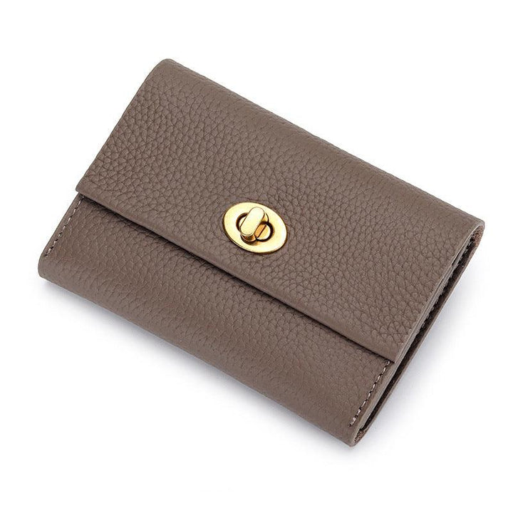 Women's Short Cowhide Wallet Fashion - Mamofa Global Store