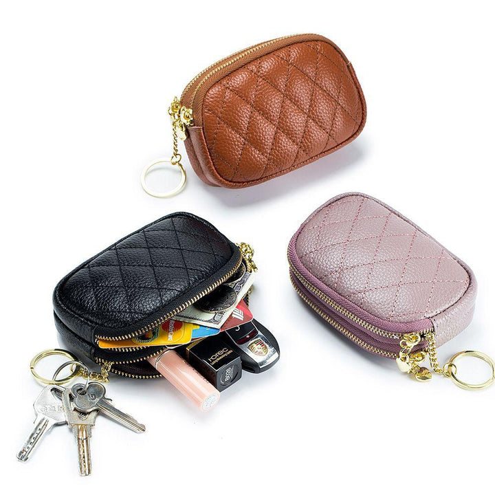 Diamond Embroidery Thread Coin Purse Key Ring Storage Bag - Mamofa Global Store