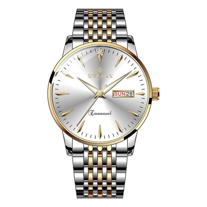 Full-automatic Fashion Men's Double Calendar Luminous Waterproof Watch - Mamofa Global Store