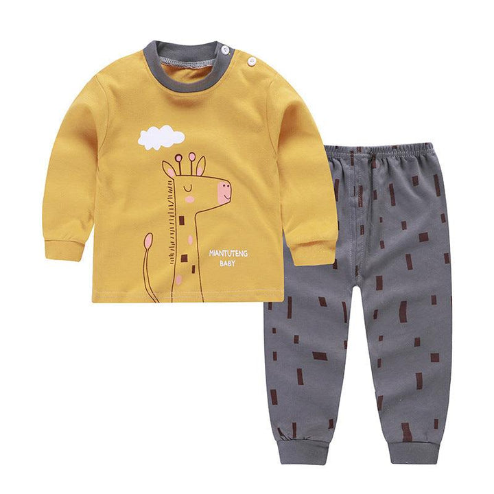 Autumn And Winter Pajamas, Baby Autumn Clothes, Long Trousers, Girls' Home Clothes, Long Sleeves - Mamofa Global Store