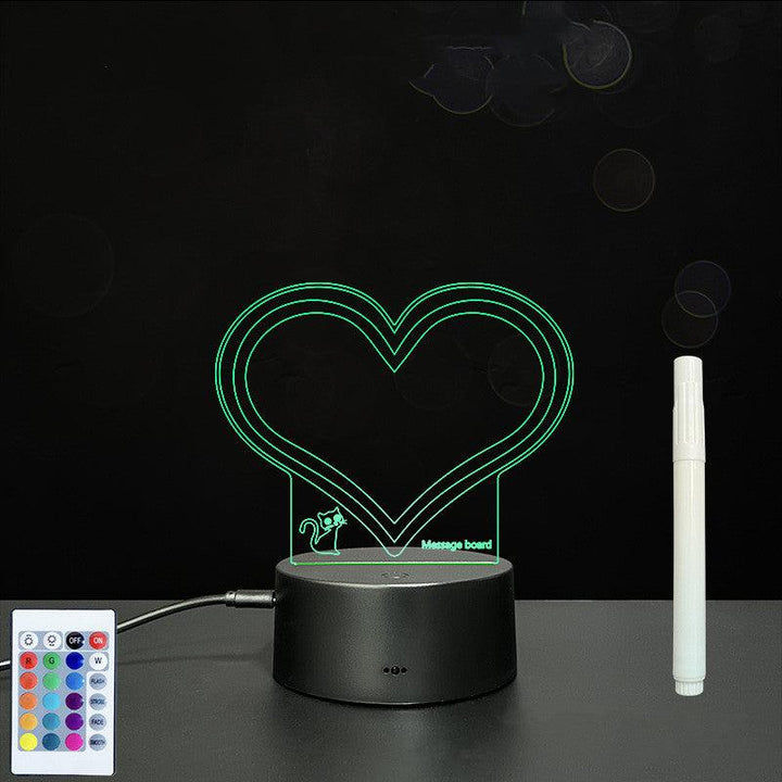 Acrylic Board Handwriting Message Board LED Light - Mamofa Global Store