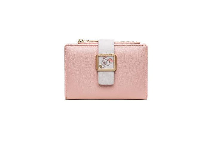 Three Fold Zipper Hasp Short Women's Wallet - Mamofa Global Store