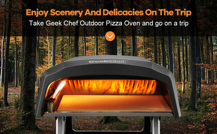 Geek Chef Gas Pizza Oven, Pizza Ovens For Outside Propane, Outdoor Ovens With 13 Inch Pizza Stone, Portable Gas Pizza Oven With Foldable Legs, Pizza Oven For Patio Garden,Ban Amazon,homedepot,lowes - Mamofa Global Store