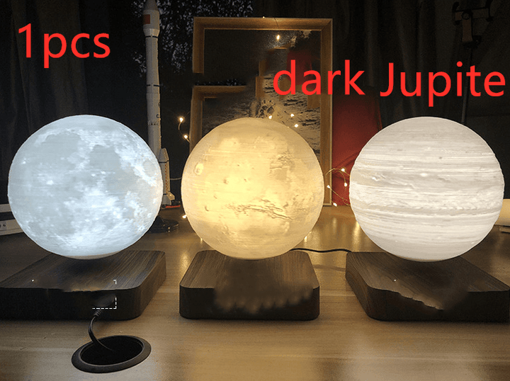 Magnetic Levitation Table Lamp Moon Light 3D Printing Planet Night Light - Mamofa Global Store