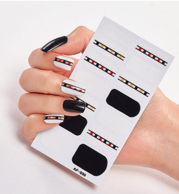 Nail Stickers, Nail Polish Glue, Full Nail Stickers - Mamofa Global Store