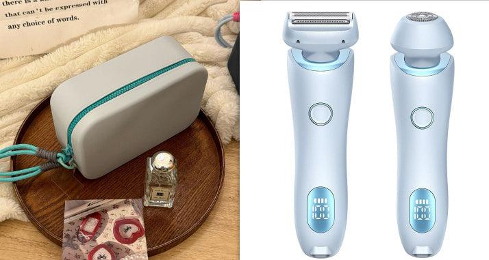 2 In 1 Hair Removal Epilator USB Rechargeable Trimmer - Mamofa Global Store