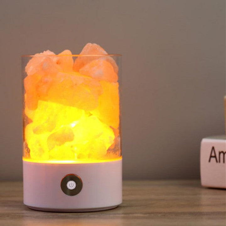 USB Crystal Light Himalayan Salt LED Lamp - Mamofa Global Store