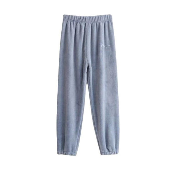 Thermal Coral Fleece Leisure Baggy Pajama Pants - Mamofa Global Store