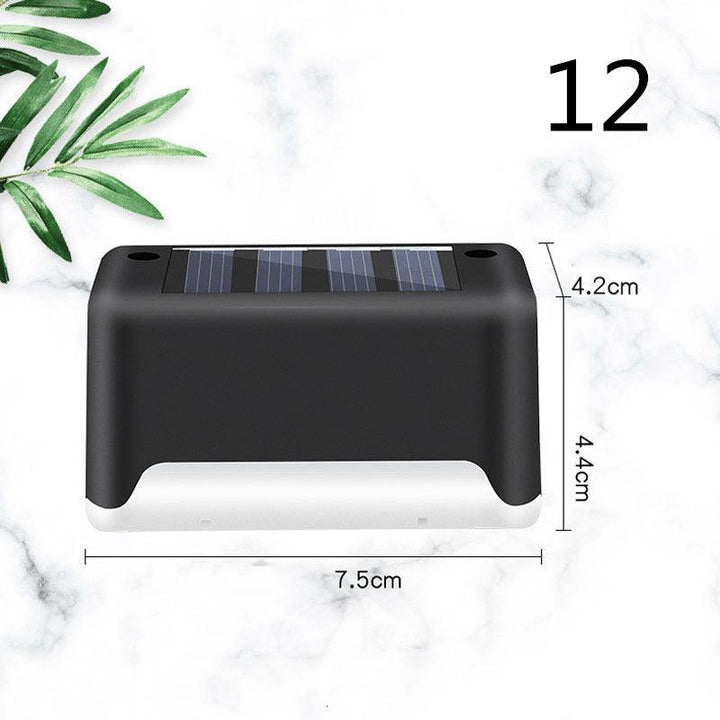 New Upgrade Waterproof LED Solar Fence Lamp Solar Deck Lights Solar Step Light Outdoor For Patio Stairs Garden Pathway Step Yard - Mamofa Global Store