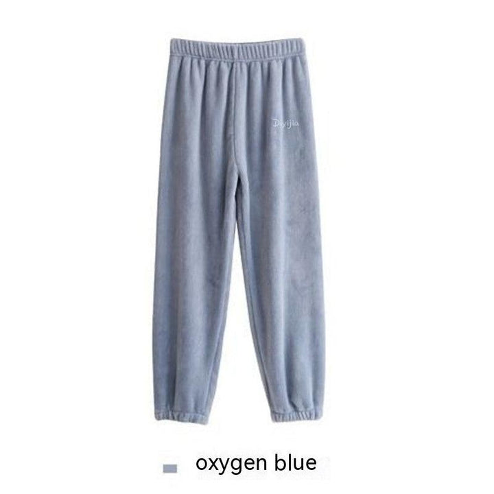 Thermal Coral Fleece Leisure Baggy Pajama Pants - Mamofa Global Store